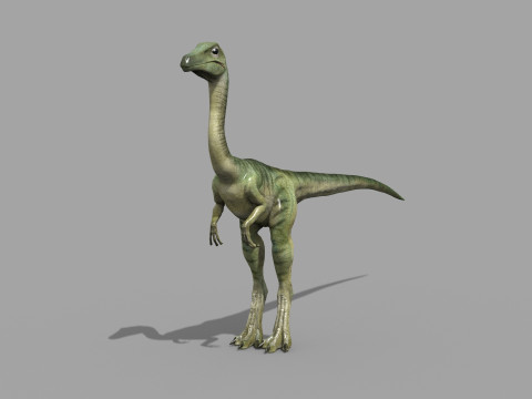 Real Animated Compsognathus - 8K Modelo 3D