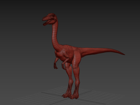 Real Animated Compsognathus - 8K Modelo 3D