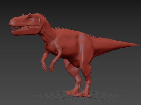 Real Animated Allosaurus - 8K 3D Model