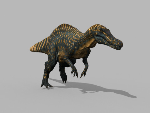 Real Animated Suchomimus - 8K 3D Model