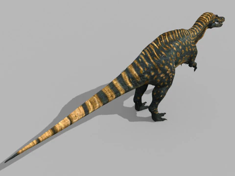 Real Animated Suchomimus - 8K 3D Model