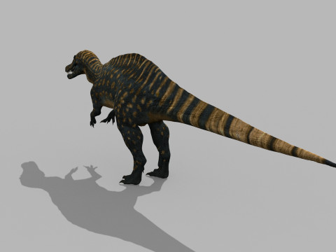 Real Animated Suchomimus - 8K 3D Model
