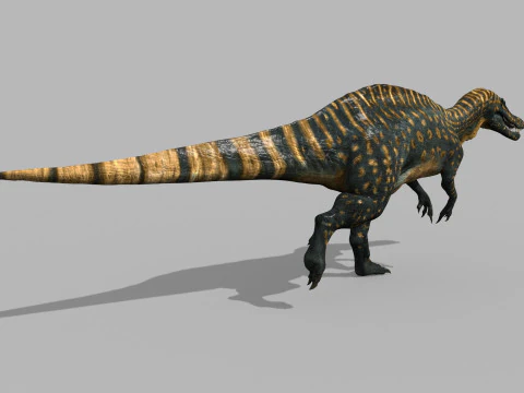 Real Animated Suchomimus - 8K 3D Model