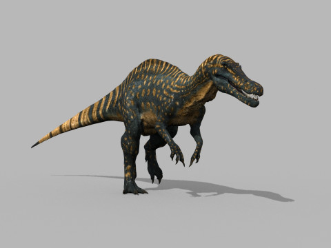 Real Animated Suchomimus - 8K 3D Model