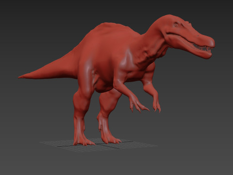 Real Animated Suchomimus - 8K 3D Model
