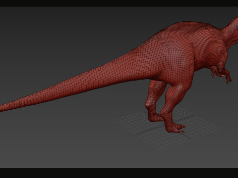 Real Animated Suchomimus - 8K 3D Model