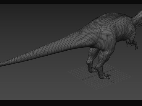 Real Animated Suchomimus - 8K 3D Model