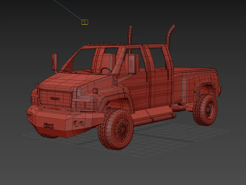 Ironhide transformer truck model 3D Model