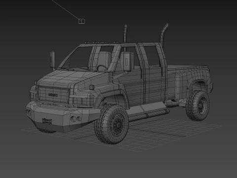 Ironhide transformer truck model 3D Model