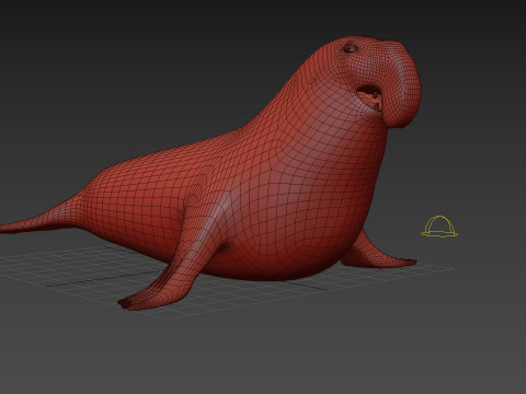 Sea Elephant Seal - 8K 3d animated 3D-Modell