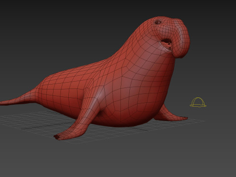 Sea Elephant Seal - 8K 3d animated 3D-Modell