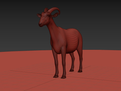 Goat Shape Modèle 3D