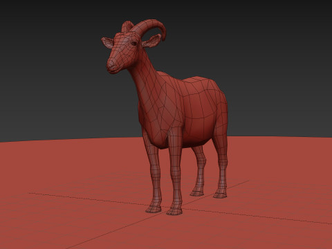 Goat Shape Modèle 3D