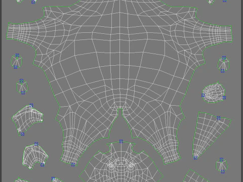 염소 모양 3D 모델