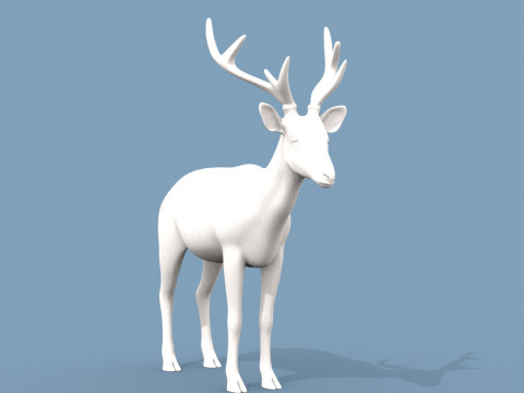Deer Shape 3D Model