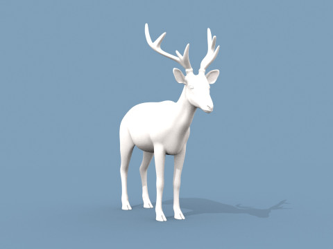 Deer Shape 3D मॉडल
