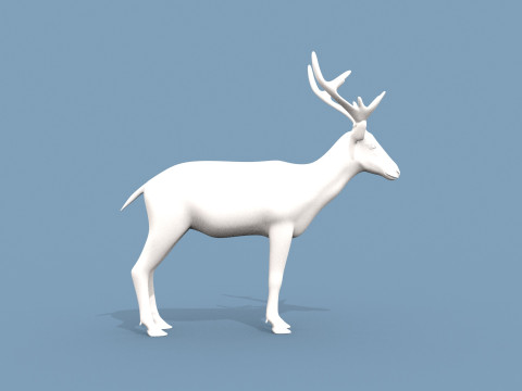 Deer Shape 3D मॉडल