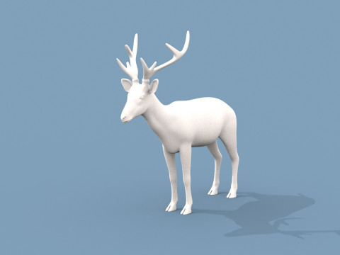 Deer Shape 3D मॉडल