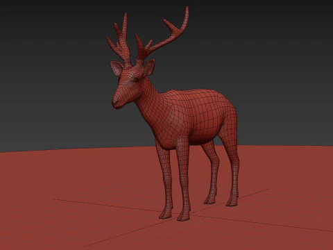 Herten vorm 3D Model