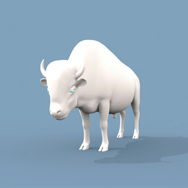 Forma di bisonte Modello 3D .c4d .max .obj .3ds .fbx .stl .blend 