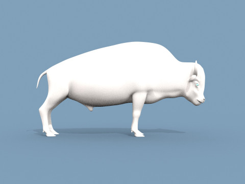 Bison Shape Modelo 3D