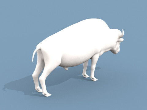 Bison Shape Modelo 3D