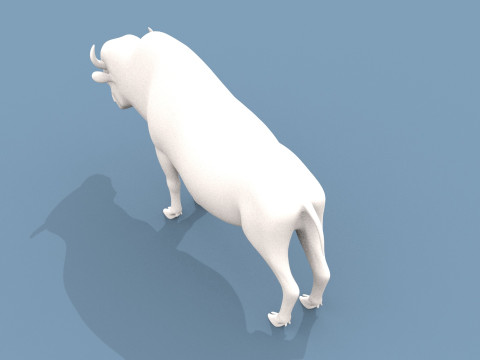 Bison Shape Modelo 3D