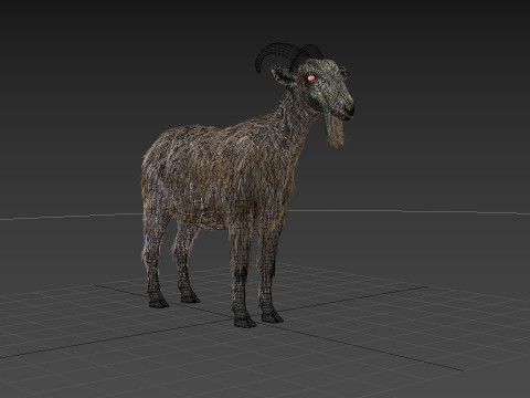 Top Goat 8K - 3d animated Modelo 3D