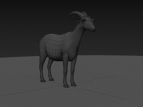 Top Goat 8K - 3d animated Modelo 3D