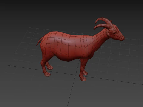 Top Goat 8K - 3d animated 3D Model