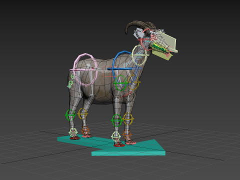 Top Goat 8K - 3d animated Modelo 3D