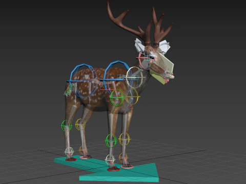 Pro Deer 8K - animado em 3D Modelo 3D