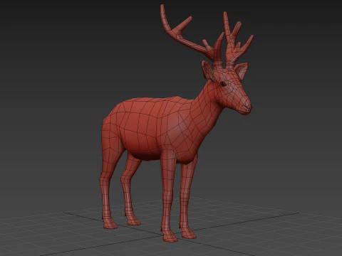 Pro Deer 8K - animado em 3D Modelo 3D
