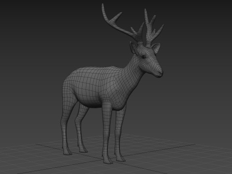 Pro Deer 8K - 3d animated 3D Model