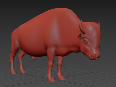 Pro Bison 8K - 3d animated 3D Model