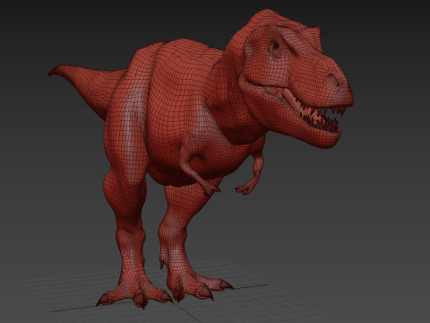 Accurate T Rex 8K - fully animated 3D Модель