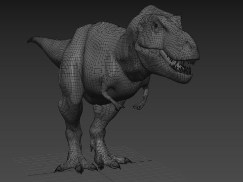 Accurate T Rex 8K - fully animated 3D Модель