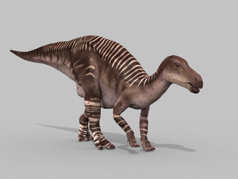 Iguanodon Lives 8K - 3d animated model 3Dモデル