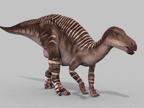 Iguanodon Lives 8K - 3d animated model 3Dモデル