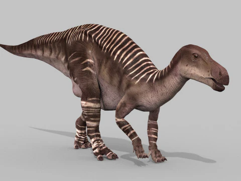Iguanodon Lives 8K - 3d animated model 3D Model