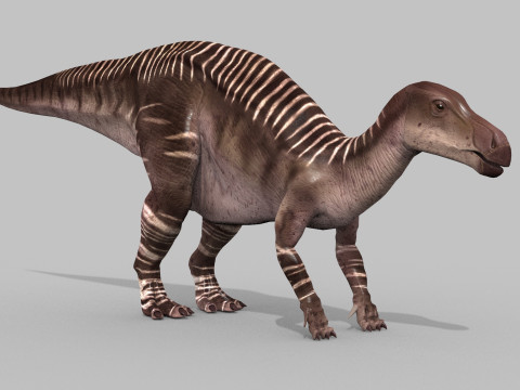 Iguanodon Lives 8K - 3d animated model 3Dモデル