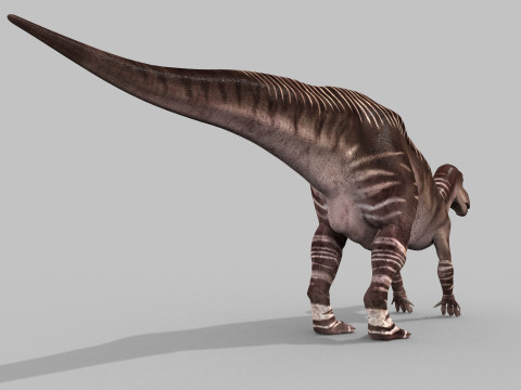 Iguanodon Lives 8K - 3d animated model 3Dモデル