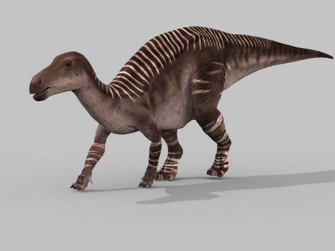 Iguanodon Lives 8K - 3d animated model 3D Model