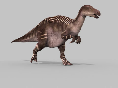 Iguanodon Lives 8K - 3d animated model 3D Model
