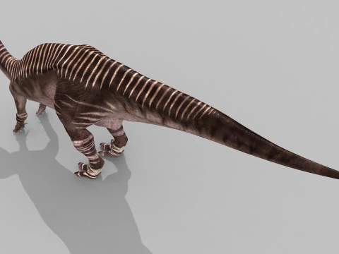 Iguanodon Lives 8K - 3d animated model 3D Model