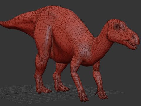 Iguanodon Lives 8K - 3d animated model 3Dモデル