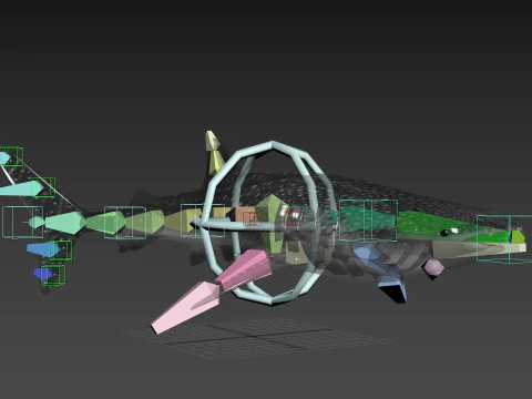 Real Whale Shark 8K - 3d animated 3D Model