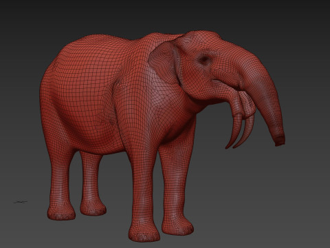 Deinotherium Thraceiensis HD - 3d animated 3D Model