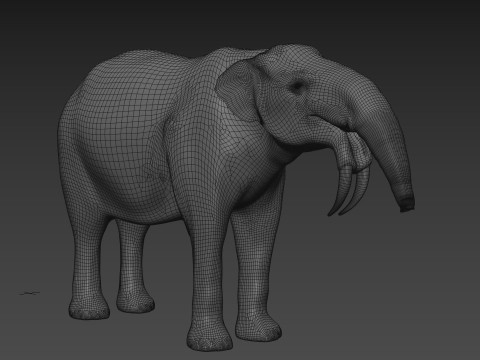 Deinotherium Thraceiensis HD - 3d animated 3D Model