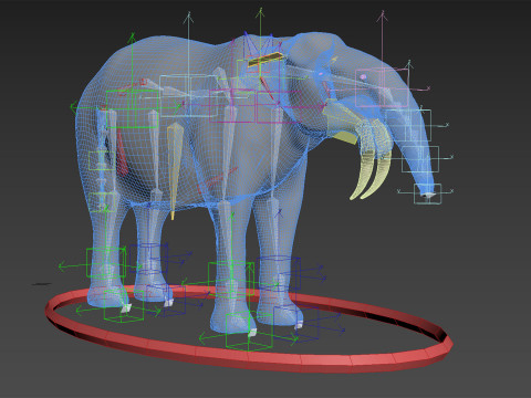 Deinotherium Thraceiensis HD - 3d animated 3D Model